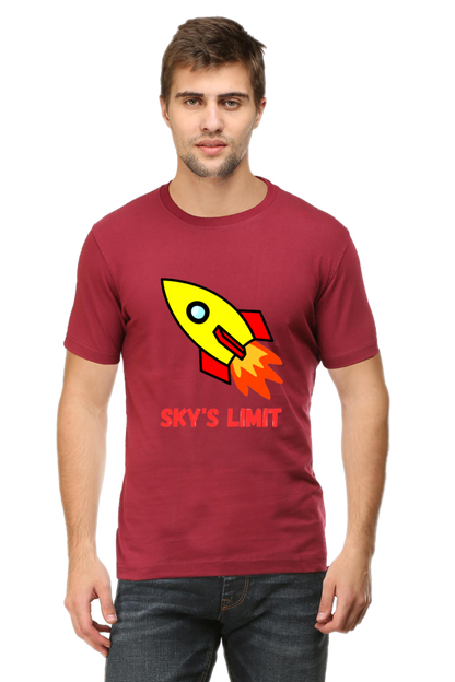Reach New Heights of Style: Elevate Your Look with Bluelander's Half Sleeve Cotton Tees!