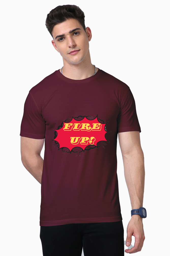 Get Noticed Everywhere: Bluelander's Supima Cotton Half Sleeve T-Shirt!