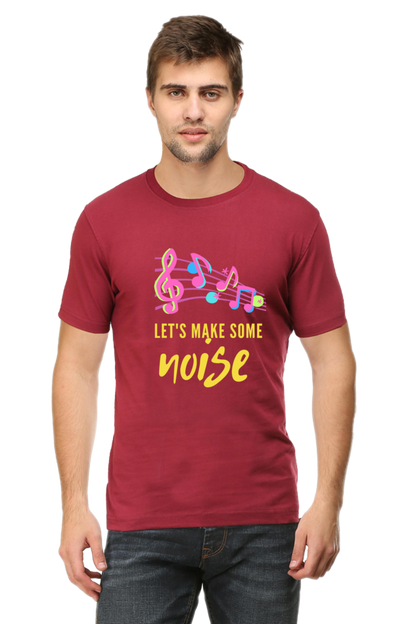 Make Waves in Style: Bluelander Cotton Half Sleeve T-Shirt - Time to Amplify Your Look and Make Some Stylish Noise