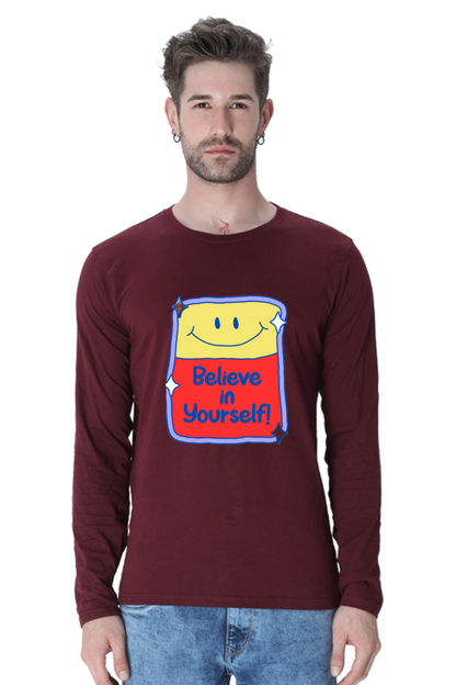 Sleeve it to Believe it: Embrace Your Journey with Bluelander's Full Sleeve Tee!