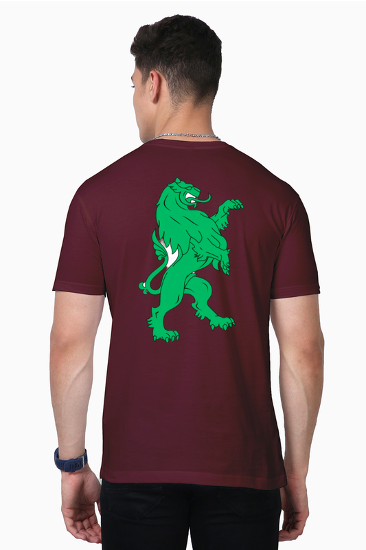 Stand Out Everywhere with Bluelander's Supima Cotton Half Sleeve T-Shirt - Enhanced Back Design!
