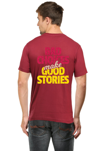Let's create good stories together: Bluelander's Premium Cotton Bio-Washed Half-Sleeve T-Shirt