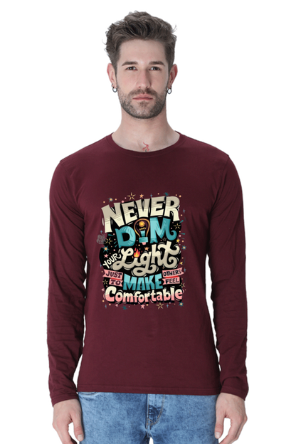 Bluelanders: Comfort Redefined - Unisex Premium Cotton Bio-Washed Full-Sleeve T-Shirt.