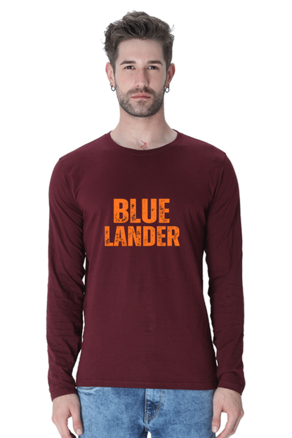 Bluelanders Unisex Soft Cotton bio washed Full-Sleeve T-Shirt.