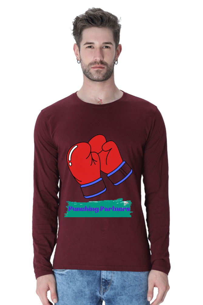 Make a Statement with Bluelander's Cotton Full Sleeve T-Shirts: Stand Out in Every Crowd!