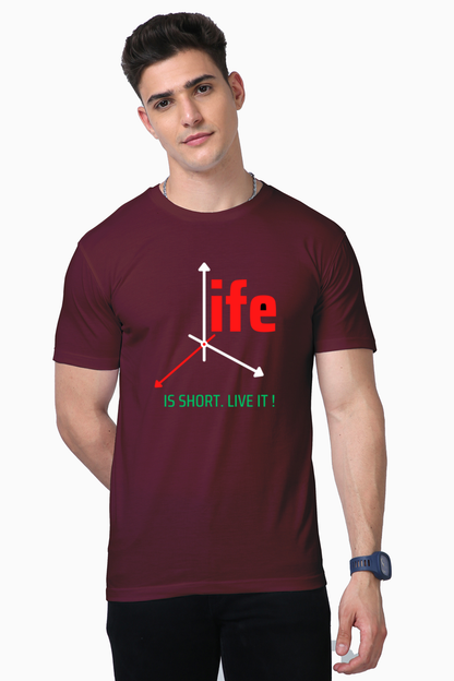 Bluelander Supima Half Sleeve T-Shirt: Elevate Dreams with Supreme Comfort and Enhanced Design - Your Clothing, Your Motivation, Your Success Journey!