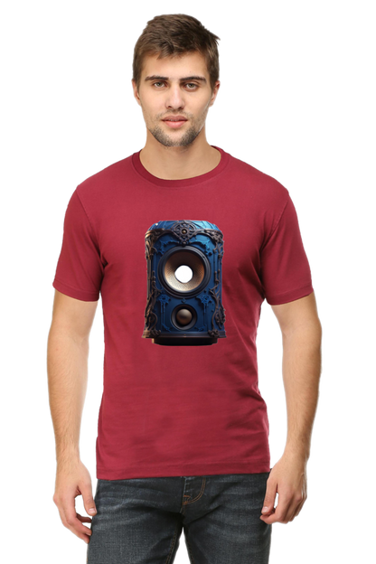 Half Sleeve Harmony: Unleash Your Inner Music with Enhanced Style in our Bluelander Cotton T-Shirt - Let Your Passion Sing