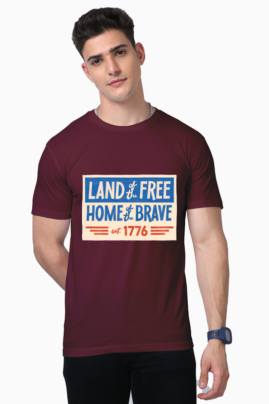 Supreme Comfort: Bluelander's Supima Cotton Half Sleeve T-Shirts, Style Redefined!