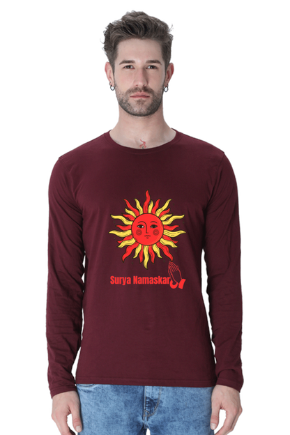 Say Goodbye to Boring Tees: Unveil the New Level of Design with Bluelander's Cotton Full Sleeve Tee!