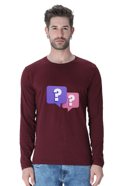 Unleash Your Style: Fun and Playful Vibes with Bluelander's Cotton Full Sleeve Tee!