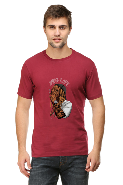 Bluelander Unisex Regular Fit T-Shirt: Soft, Breathable, 100% Cotton, Pre-Shrunk, Bio-Washed, Lycra Ribbed Neck
