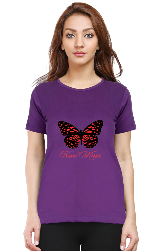 Bluelander Girls and Women's  Half Sleeve T-Shirt Dress – 'You Got the King Wings' for Ultimate Style Domination.Rule the Fashion Realm.