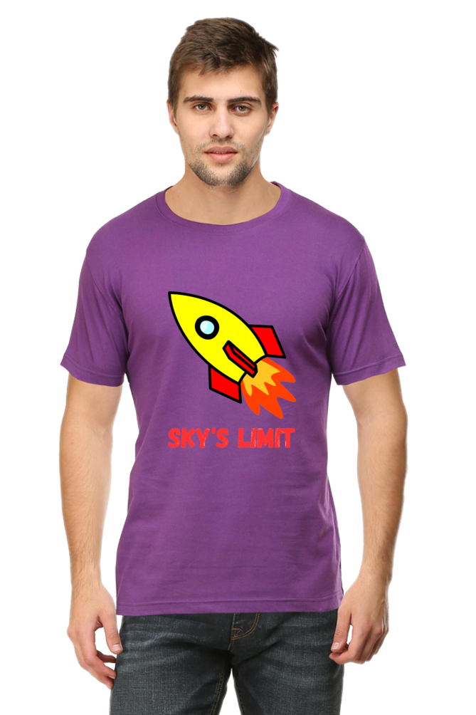 Reach New Heights of Style: Elevate Your Look with Bluelander's Half Sleeve Cotton Tees!