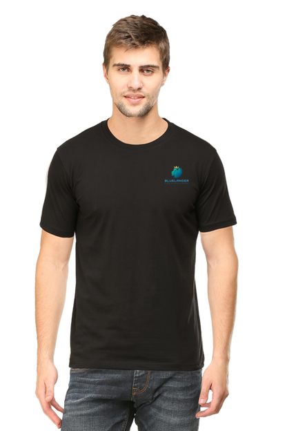 Get Noticed Everywhere You Go with Bluelander's Cotton Half Sleeve T-Shirt!