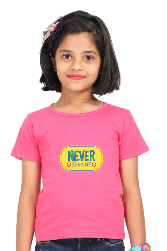 Pretty in Pink: Bluelander's Girls Cotton Half Sleeve Shirts for Playtime.