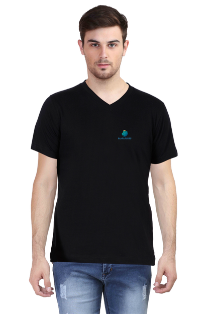 Elevate Your Casual Style: Bluelander's V Neck Cotton Half Sleeve T-Shirts