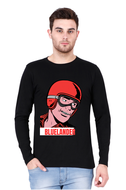 Unveil the Latest Designs with Bluelander's Cotton Full Sleeve T-Shirts!