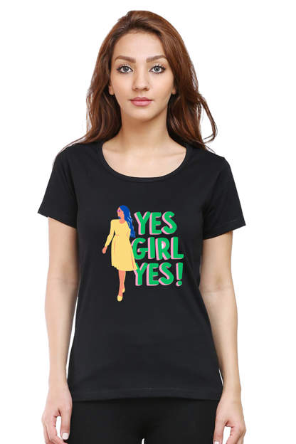 Empowering Every She: BlueLander's Girls and women's Cotton Half Sleeve T-Shirts - Enhanced Design and Supreme Comfort, Tailored for Our Sisters and Moms in India.