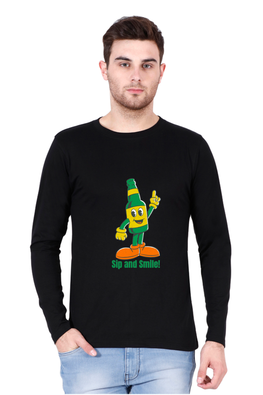 Unveil the Latest Trends: Bluelander's Cotton Full Sleeve Tee, Pioneering the New Fashion Era!