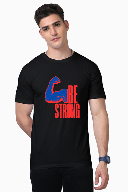 Strength in Style: Bluelander Supima Half Sleeve T-Shirts – Supreme Comfort, Enhanced Design – Embrace Your Power.