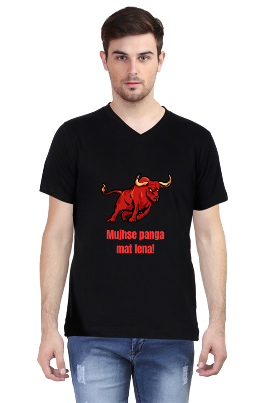 Bluelander's V Neck Cotton Half Sleeve T-Shirts - Step into Style!