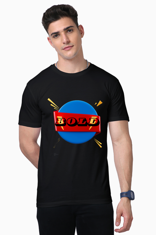 Stay Bold with Bluelander's Supima Cotton Half Sleeve T-Shirt!