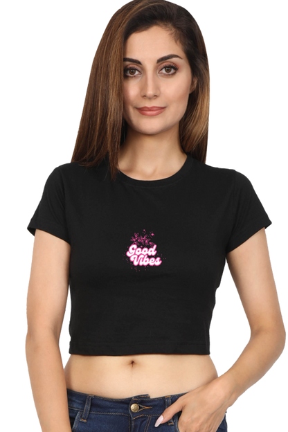 Bluelander Classic Cotton Female Crop Top: Embrace Feel-Good Vibes with Style and Comfort