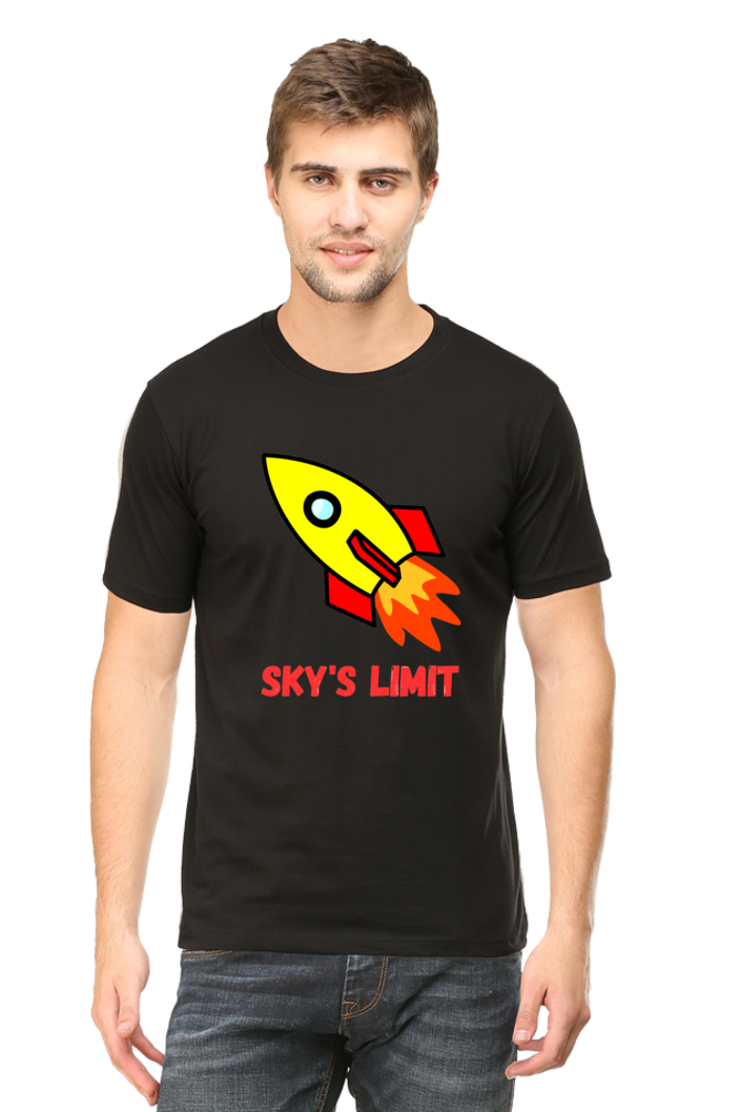 Reach New Heights of Style: Elevate Your Look with Bluelander's Half Sleeve Cotton Tees!