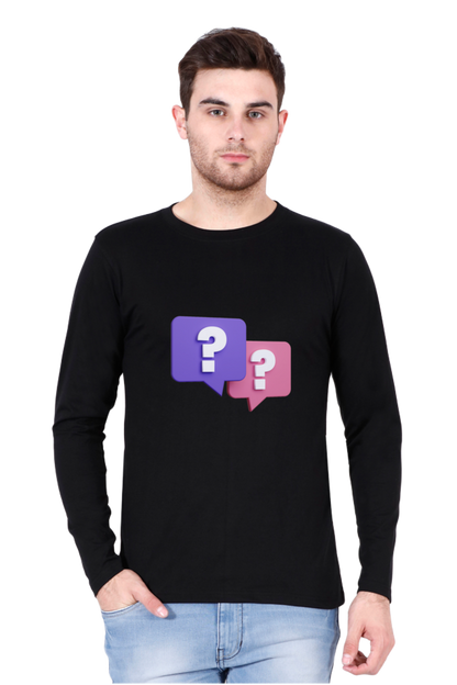 Unleash Your Style: Fun and Playful Vibes with Bluelander's Cotton Full Sleeve Tee!