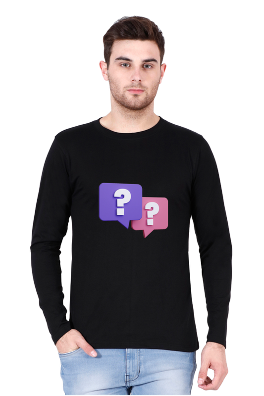 Unleash Your Style: Fun and Playful Vibes with Bluelander's Cotton Full Sleeve Tee!