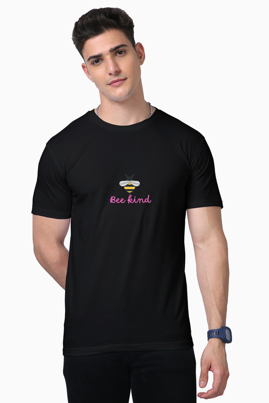 Bluelander supima half sleeve t-Shirts elevate your style and game with supreme comfort and extraordinary quality designs. Bee kind with style.