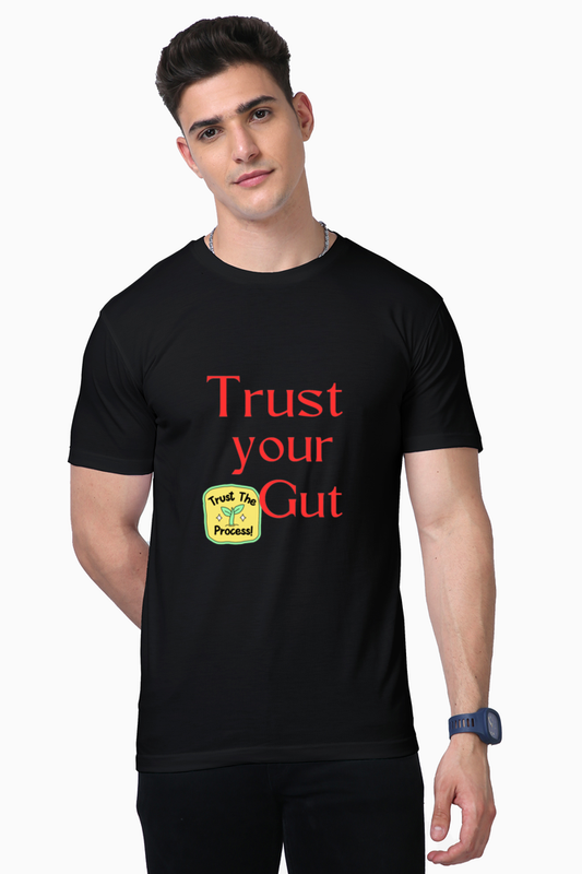 Supreme Comfort Unleashed: Bluelander Supima Half Sleeve T-Shirt Trust Your Gut, Trust the Process and be Invincible