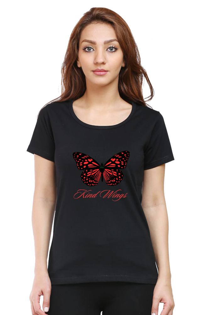 Bluelander Girls and Women's  Half Sleeve T-Shirt Dress – 'You Got the King Wings' for Ultimate Style Domination.Rule the Fashion Realm.