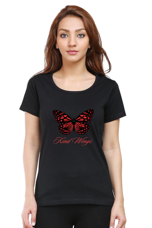 Bluelander Girls and Women's  Half Sleeve T-Shirt Dress – 'You Got the King Wings' for Ultimate Style Domination.Rule the Fashion Realm.