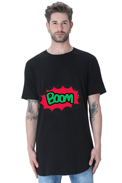 Bluelander's Half Sleeve Cotton Longline Curved T-Shirt: Catch Eyes, Steal Hearts!