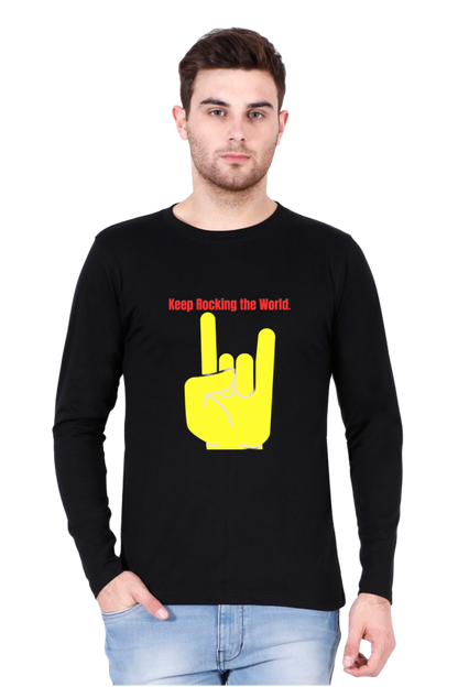 Bluelander's High-Quality Full Sleeve Cotton Tee – Rock Your Style with Confidence.