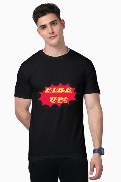 Get Noticed Everywhere: Bluelander's Supima Cotton Half Sleeve T-Shirt!