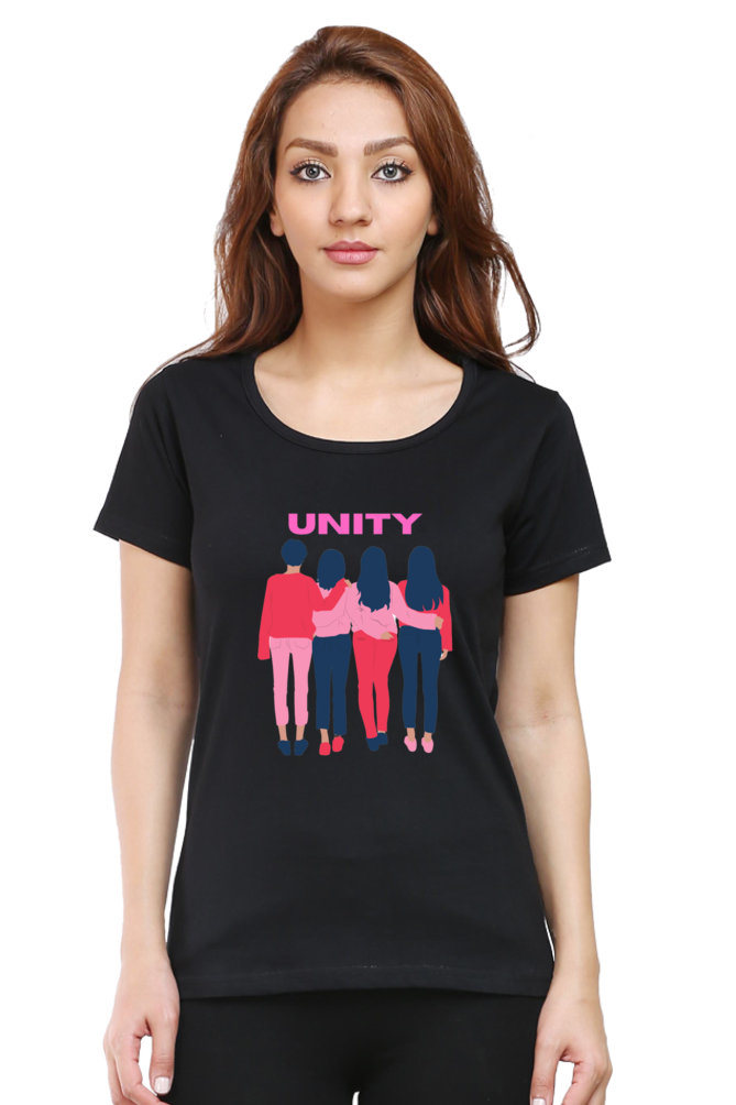 BlueLander's Cotton Half Sleeve T-Shirts: Enhanced Design, Supreme Comfort for Girls and Women – A Sign of Unity in Style and Comfort.