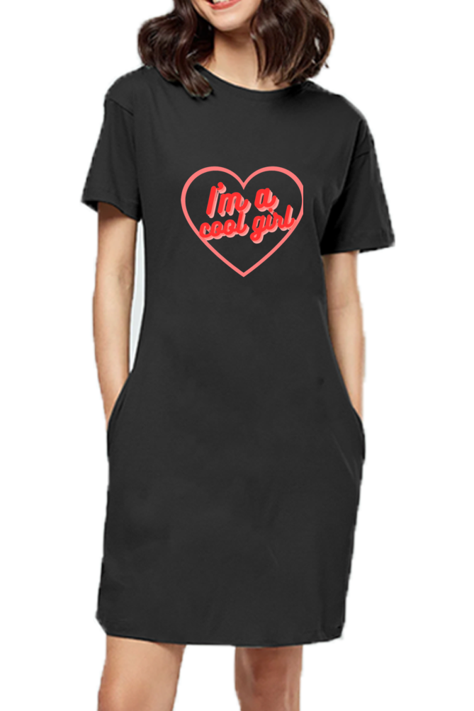 Bluelander Girls and Women's Full T-Shirt Dress – Unleash Trendsetting Style for Every Cool Girl Out There.