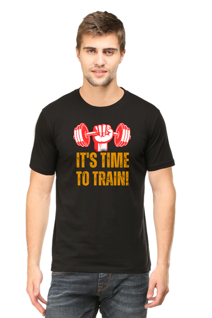 Level Up Your Fitness: Bluelander Cotton Half Sleeve T-Shirts - Supreme Comfort for Your Training Sessions