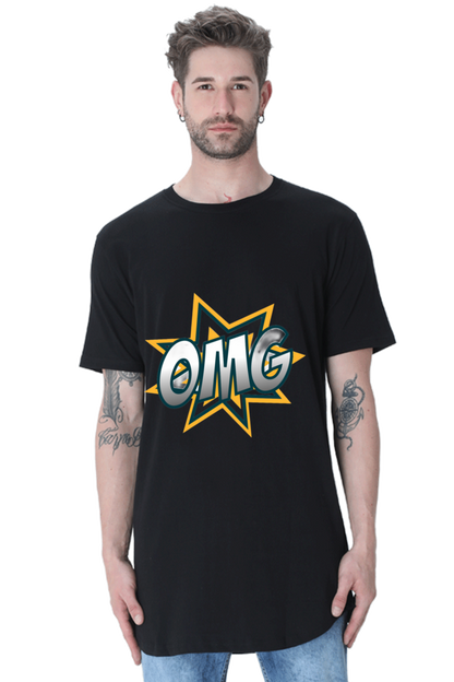 Turn Heads with Bluelander's Half Sleeve Cotton Longline Curved T-Shirt: Style that Speaks Volumes!