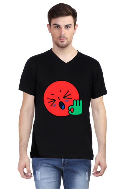 Embrace Comfort and Style: Bluelander's V Neck Half Sleeve Cotton T Shirt!