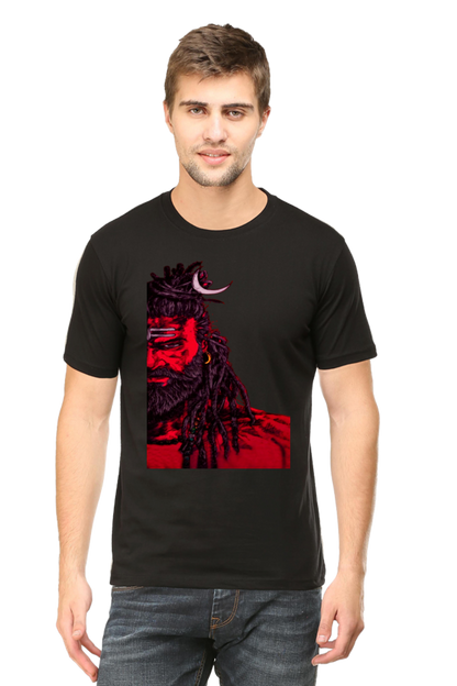 Adorn Yourself with Divine Shiva Vastra - Experience Shiva's Grace with Bluelander's Premium Unisex Cotton T Shirt.