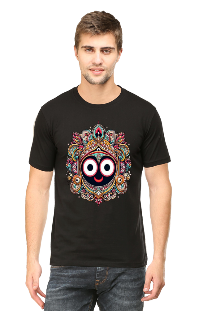 Sacred Comfort: Bluelanders  Premium  Cotton Unisex Half-Sleeve T-Shirt  Show drafts