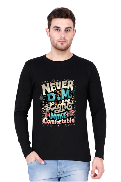 Bluelanders: Comfort Redefined - Unisex Premium Cotton Bio-Washed Full-Sleeve T-Shirt.