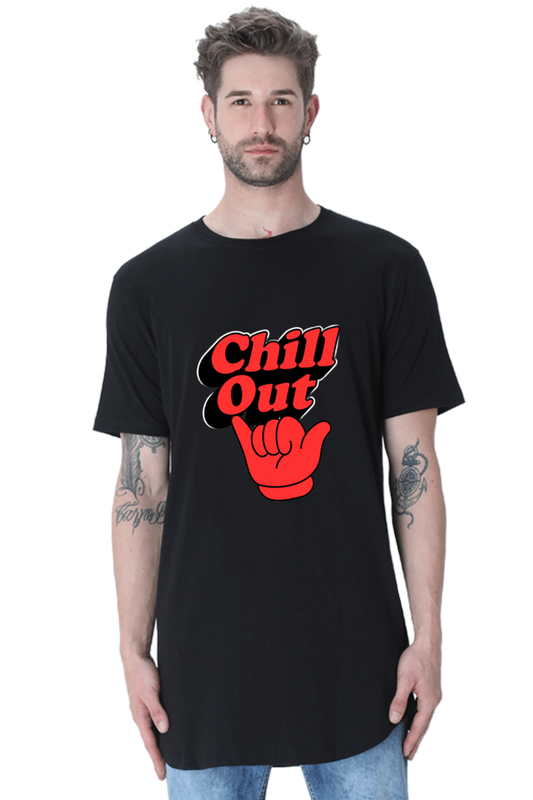 Supreme Comfort, Ultimate Style: Bluelander's  half sleeve longline curved t shirts.– Your Ticket to Unmatched Wardrobe Brilliance.