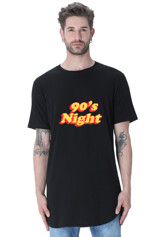 Step into Fashion's Spotlight with Bluelander's Cotton Half Sleeve Longline Curved T Shirts!