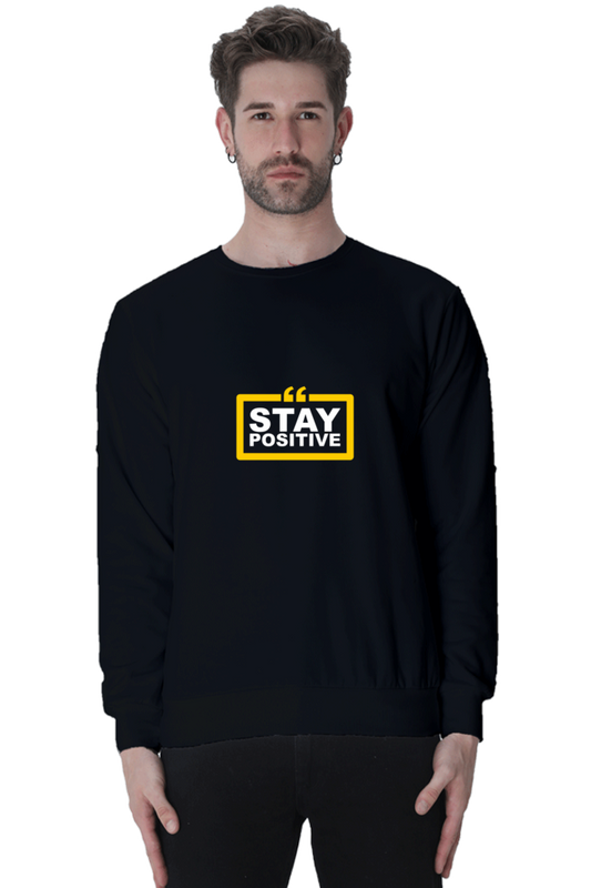 Bluelander sweatshirts Unleash Style, Power, and Comfort with Our  high quality and  Exclusive Designs,stay positive on negative place.