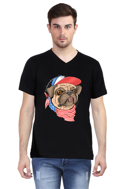 Elevate Your Look: Bluelander's V-Neck Cotton Half Sleeve T-Shirts!