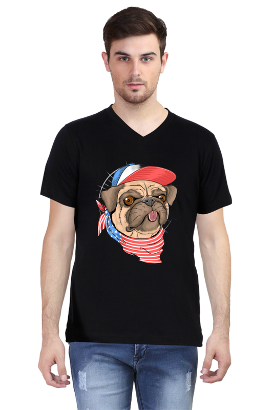 Elevate Your Look: Bluelander's V-Neck Cotton Half Sleeve T-Shirts!